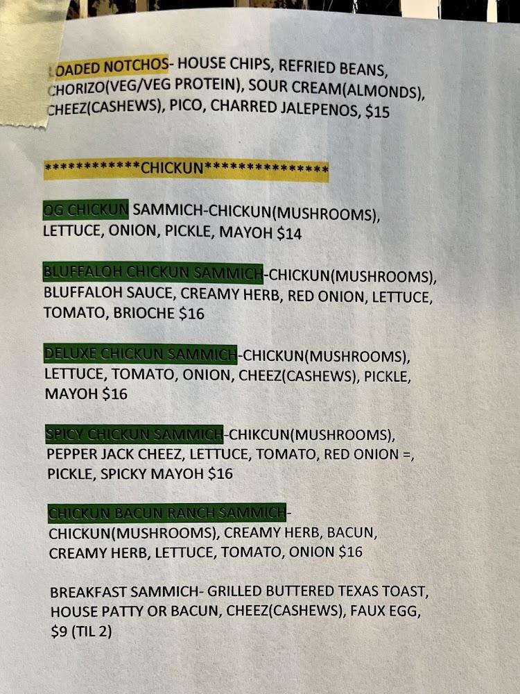 Herban Eatery Menu image 1